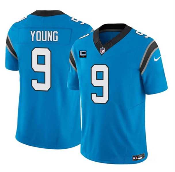 Men & Women & Youth Carolina Panthers #9 Bryce Young Blue 2023 F.U.S.E. With 1-Star C Patch Vapor Untouchable Football Stitched Jersey->chicago bears->NFL Jersey